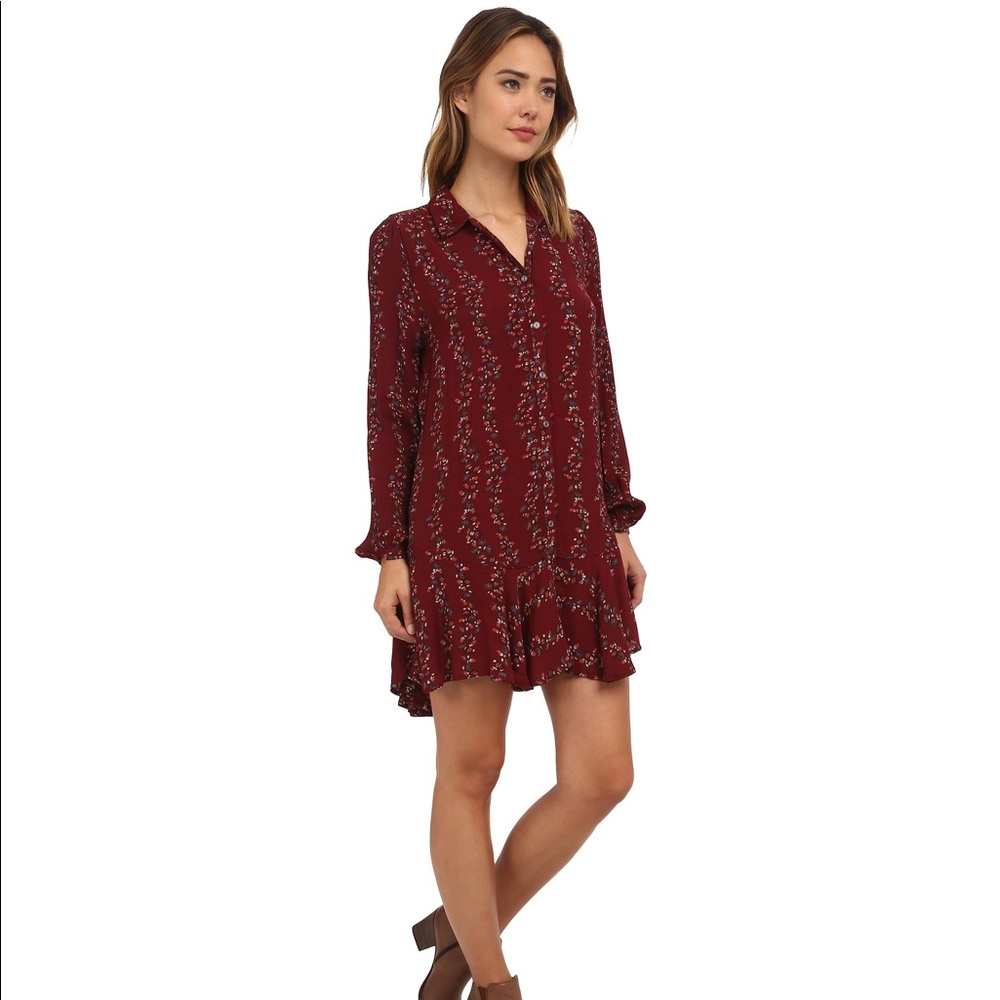 Free People Shirt Dress Size:S